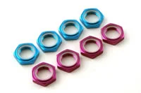 1:8 Buggy Wheel Nuts - 1.25 Pitch (fits Hobao) - Blue (4)