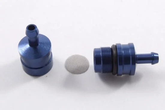 Fastrax Blue Aluminium Fuel Filter — image 2 of 4
