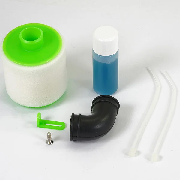 Fastrax 1:8 Air Filter W/Oil Re-Buildable - Green