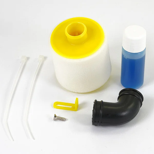 Fastrax 1:8 Air Filter W/Oil Re-Buildable - Yellow