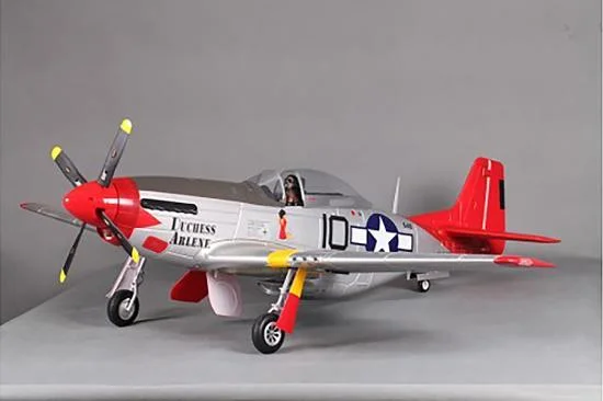 FMS P-51D Mustang V8 1450mm Red Tail - ARTF With Reflex Gyro — image 11 of 12