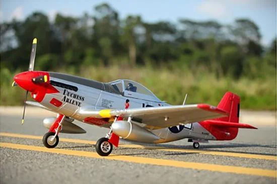 FMS P-51D Mustang V8 1450mm Red Tail - ARTF With Reflex Gyro — image 10 of 12