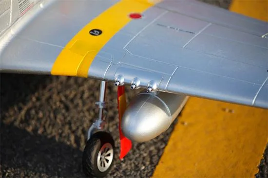 FMS P-51D Mustang V8 1450mm Red Tail - ARTF With Reflex Gyro — image 8 of 12