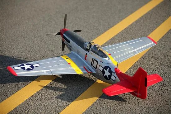 FMS P-51D Mustang V8 1450mm Red Tail - ARTF With Reflex Gyro — image 6 of 12
