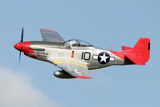 FMS P-51D Mustang V8 1450mm Red Tail - ARTF With Reflex Gyro — image 5 of 12