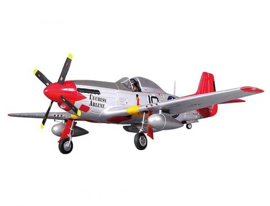 FMS P-51D Mustang V8 1450mm Red Tail - ARTF &mdash; image 2 of 7