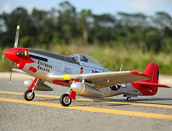 FMS P-51D Mustang V8 1450mm Red Tail - ARTF &mdash; image 4 of 7