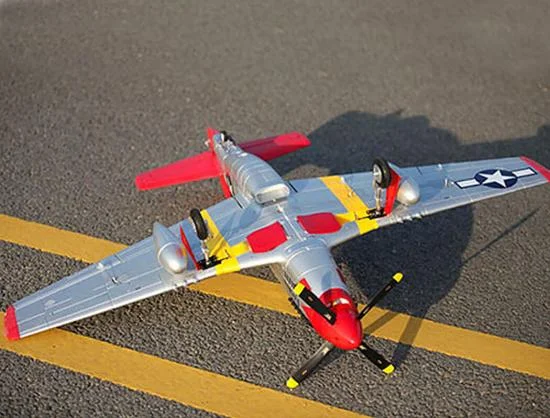 FMS P-51D Mustang V8 1450mm Red Tail - ARTF &mdash; image 5 of 7