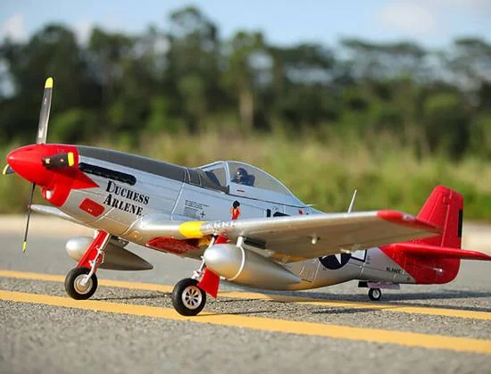 FMS P-51D Mustang V8 1450mm Red Tail - ARTF &mdash; image 7 of 7