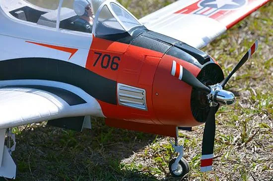 FMS 1400mm T-28D Trojan V4 Red - PNP — image 3 of 9