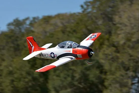 FMS 1400mm T-28D Trojan V4 Red - PNP — image 5 of 9
