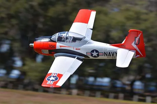 FMS 1400mm T-28D Trojan V4 Red - PNP — image 6 of 9
