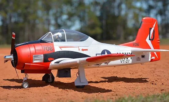 FMS 1400mm T-28D Trojan V4 Red - PNP — image 9 of 9