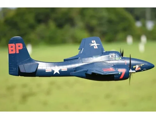 FMS F7F Tigercat 1700mm - PNP Blue — image 4 of 9