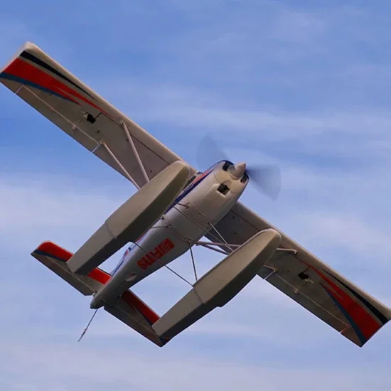FMS Kingfisher 1400mm With Flaps - PNP With Wheels + Floats + Skis — image 2 of 12
