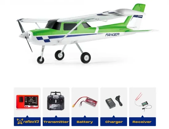 FMS 1220mm Ranger EP - RTF With Reflex V3 - Green — image 4 of 4