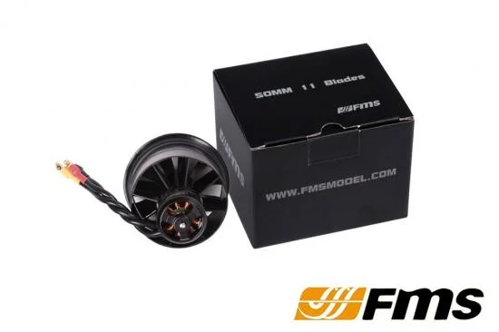 FMS 50mm Ducted Fan System 11-Blade W/2627-Kv5400 Motor &mdash; image 4 of 6