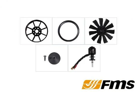 FMS 50mm Ducted Fan System 11-Blade W/2627-Kv5400 Motor &mdash; image 6 of 6