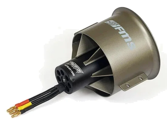 FMS 90mm Ducted Fan (12-Blade) With 4075-Kv1500 Inner Runner — image 3 of 9