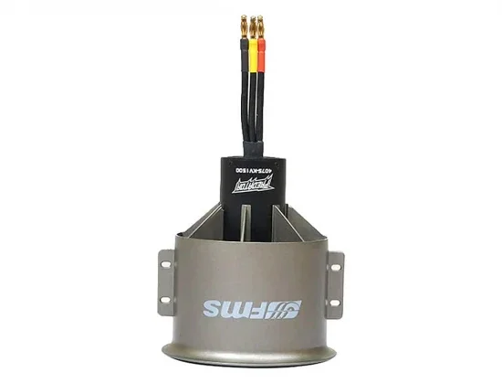 FMS 90mm Ducted Fan (12-Blade) With 4075-Kv1500 Inner Runner — image 6 of 9