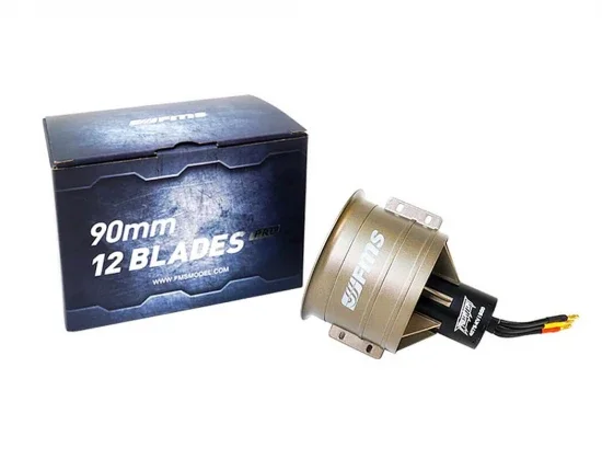 FMS 90mm Ducted Fan (12-Blade) With 4075-Kv1500 Inner Runner — image 8 of 9