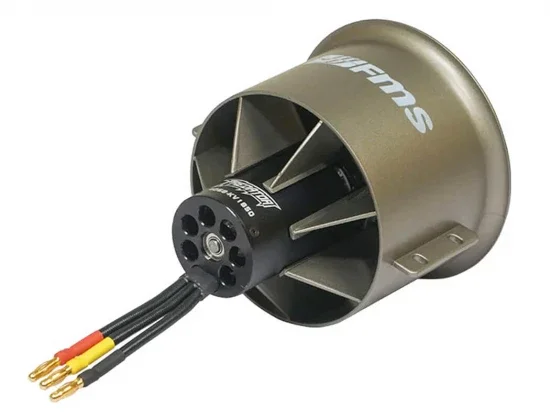 FMS 90mm Ducted Fan (12-Blade) With 4068-Kv1850 Inner Runner — image 4 of 5