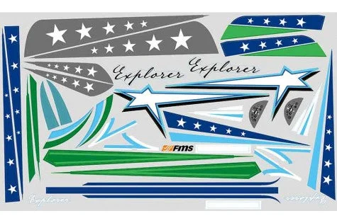 FMS Decal Sheet (for 1100mm F3A) &mdash; image 2 of 2