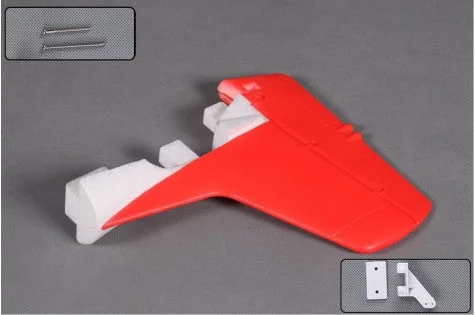 FMS Vertical Stabiliser (for 1400mm T28 V4) (Red) — image 2 of 2