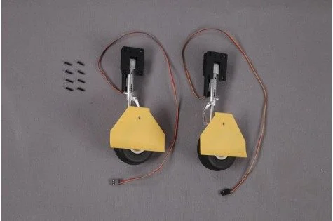 FMS Main Landing Gear System (for 1400mm T28 V4) (Yellow) &mdash; image 2 of 2