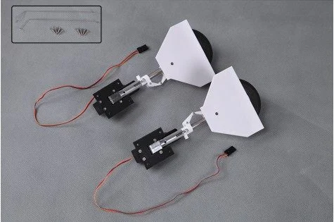 FMS Main Landing Gear System (for 1400mm T28 V4) (Red) — image 2 of 2