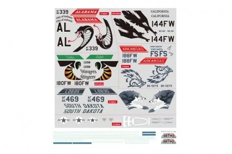 FMS F-16C Fighting Falcon 70mm Decal Sheet — image 3 of 3