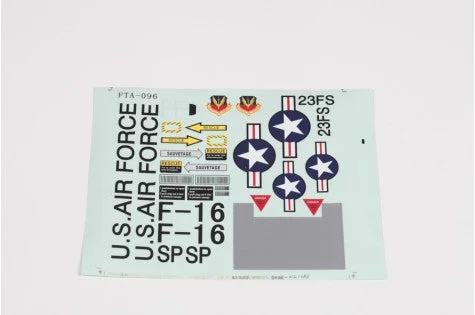 FMS Decal Sheet (for 64mm F16 V2) &mdash; image 2 of 2