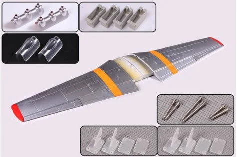 FMS 1700mm P51 Main Wing Set - Red Tail &mdash; image 2 of 2