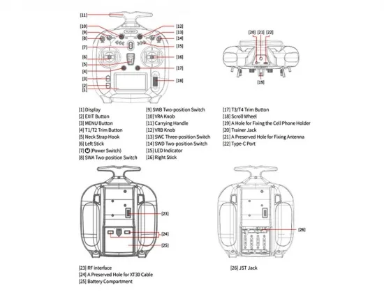 FlySky FS-ST8 Transmitter with SR8 Receiver — image 6 of 10