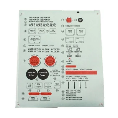 FMS P51 V7/V8 Detail Decal Sheet — image 1 of 2