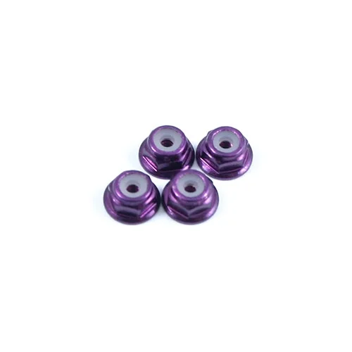 Fastrax M2 Purple Flanged Locknuts 4Pcs — image 1 of 2