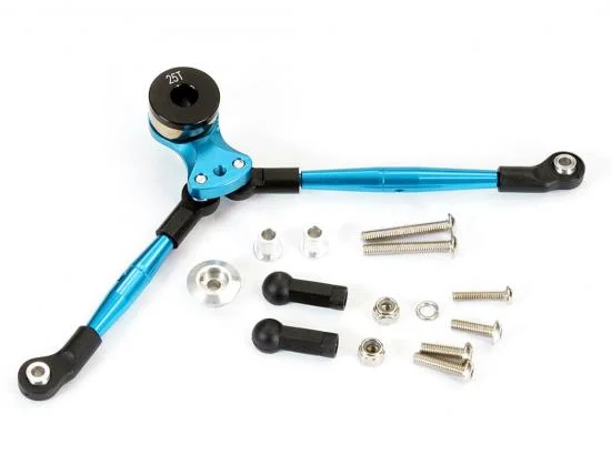 Fastrax Tamiya CW-01 Aluminium Steering Servo Saver Asseembly — image 2 of 4