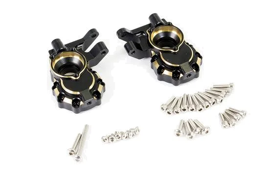 Fastrax TRX-4 Brass BK Front Steering Knuckles (2) — image 1 of 2