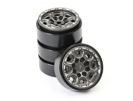 Fastrax TRX-4M CNC Beadlock Wheels (4) - Titanium — image 3 of 4