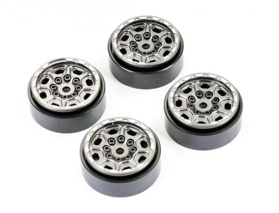 Fastrax TRX-4M CNC Beadlock Wheels (4) - Titanium — image 4 of 4
