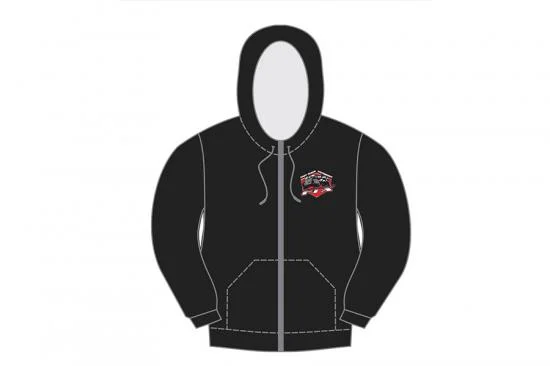 FTX Badge Logo Brand Zipped Hoodie Black - Small &mdash; image 2 of 4