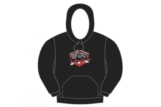 FTX Badge Logo Brand Pullover Hoodie Black - Large — image 2 of 4