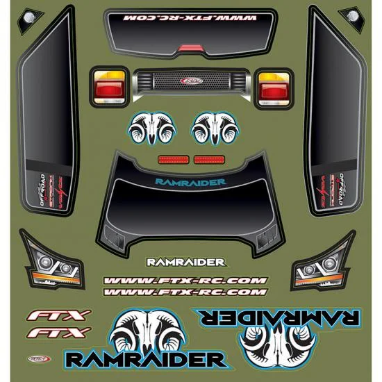 FTX Ramraider Decal Sheet — image 1 of 2