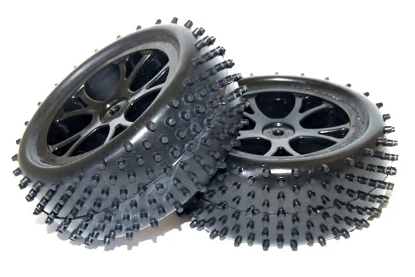 FTX Vantage Front Buggy Tyres Mounted on Black Wheels - 1 Pair — image 5 of 5
