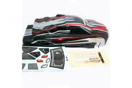 FTX Carnage ST Pre Painted Bodyshell - Black/Red — image 1 of 2