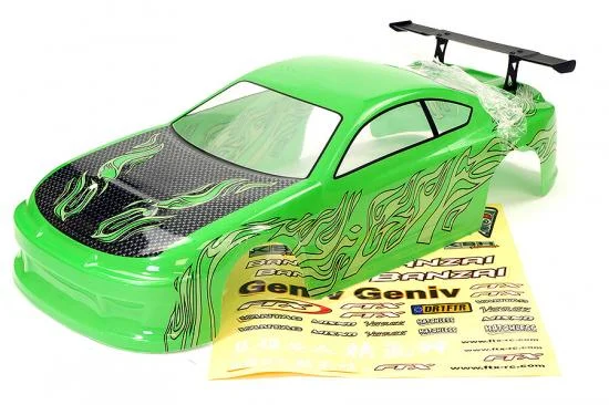 FTX Banzai Pre-Painted Body Shell With Decals + Wing - Green — image 2 of 2