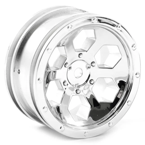 FTX Outback 6Hex Wheel (2) - C Hrome