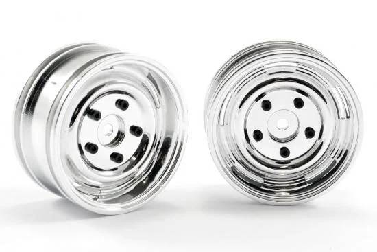 FTX Outback Steel Lug Wheel (2 ) - Chrome — image 2 of 2