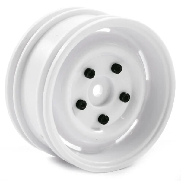 FTX Outback Steel Lug Wheel (2 ) - White