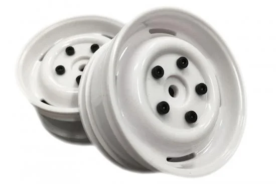 FTX Outback Steel Lug Wheel (2 ) - White — image 2 of 3